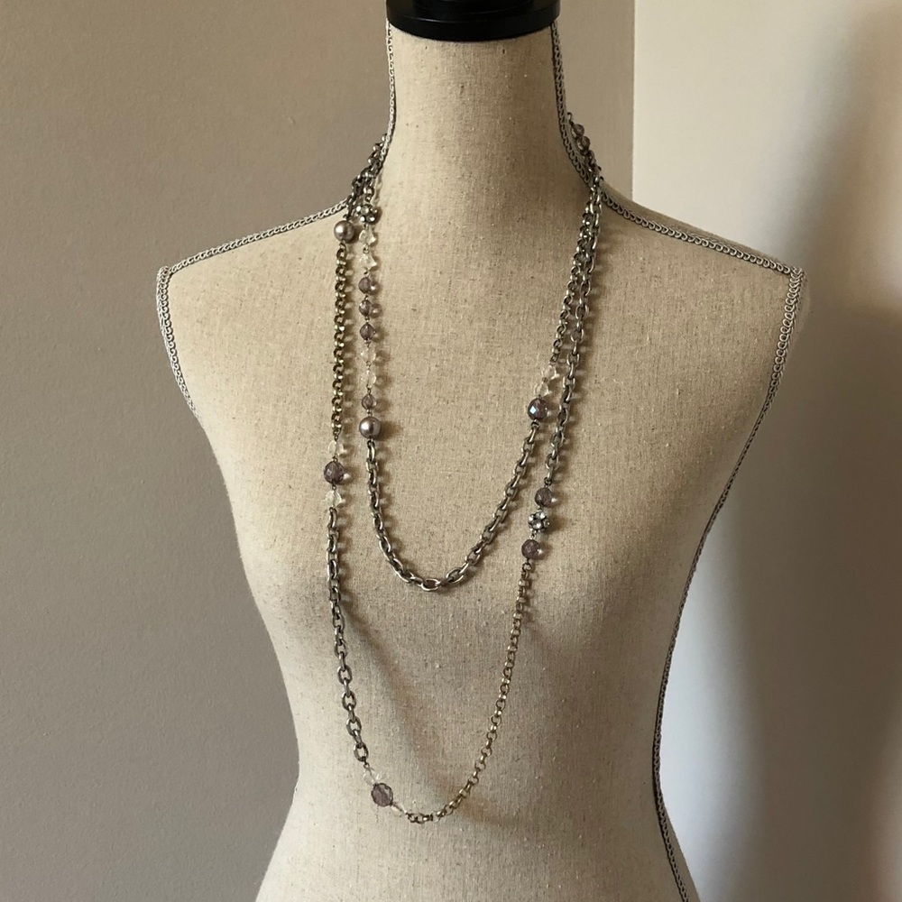 Long LOFT Necklace with beads